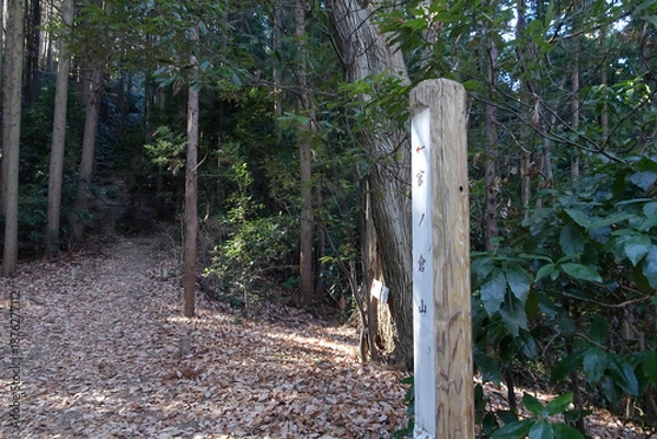 Obraz 日本：石尊山～官ノ倉山ハイキングコース／埼玉県小川町
