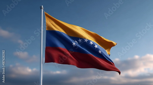 Obraz Venezuela flag outdoor