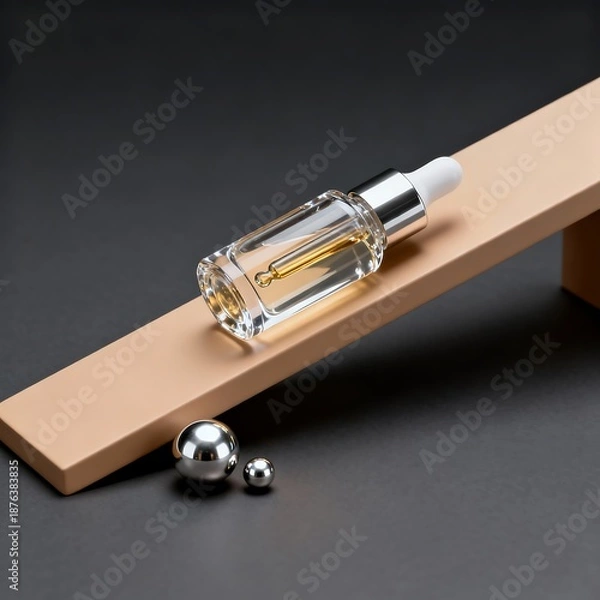 Obraz Platinum Elegance: The Midnight Serum Showcase