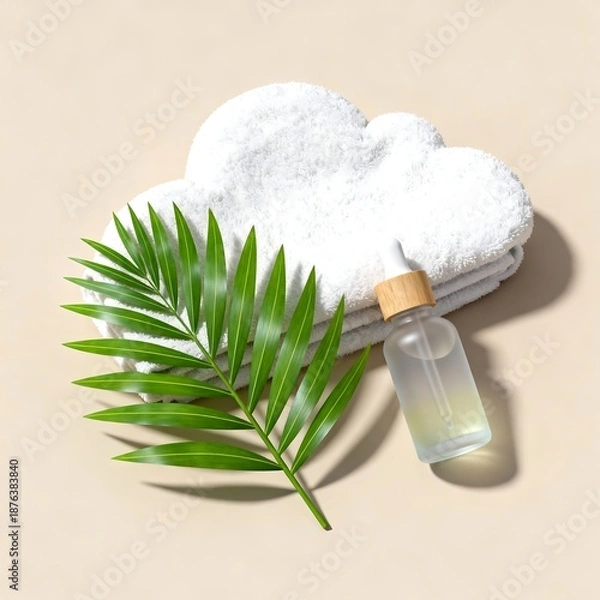 Obraz Serenity Spa Top-Down Flat Lay