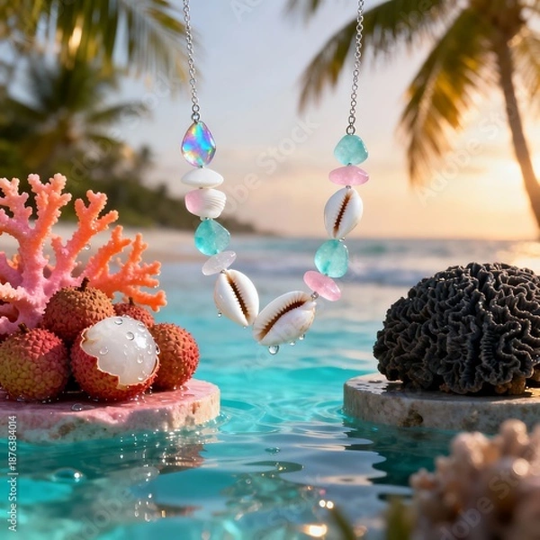 Obraz The Lychee Lagoon Treasure