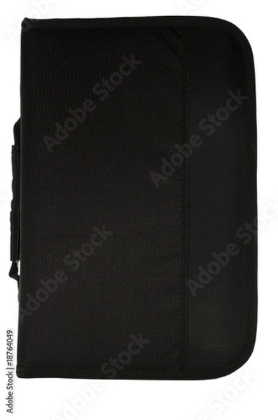Obraz Black CD/DVD case on white with clipping path