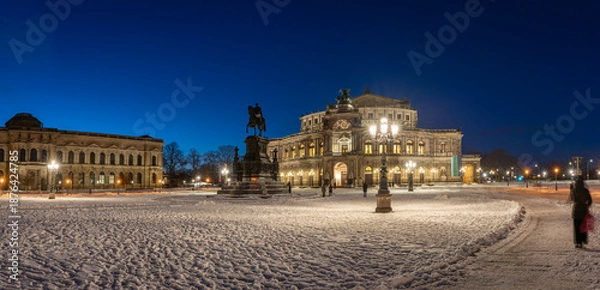 Obraz Semperoper in Dresden