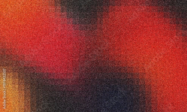 Fototapeta Red Abstract Textured Background ,Pixelated Red Abstract Gradient Background
