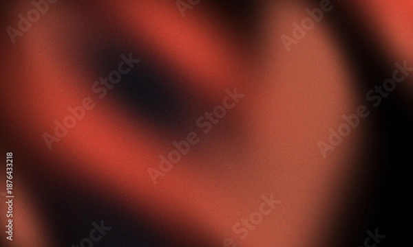 Fototapeta Dark Red gradient grainy Abstract Motion Texture .