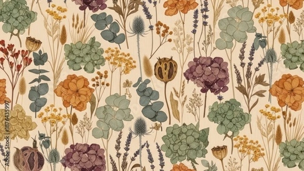 Fototapeta Floral pattern