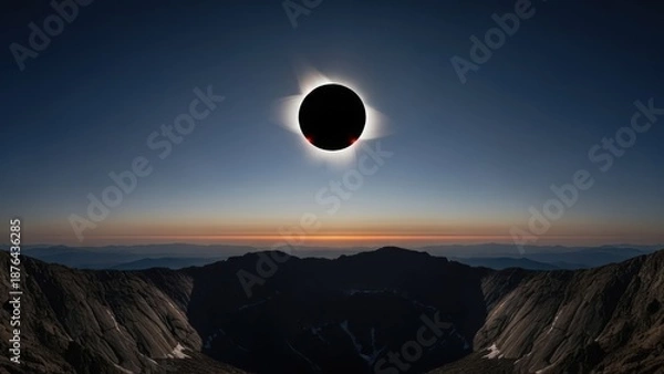Fototapeta Solar eclipse