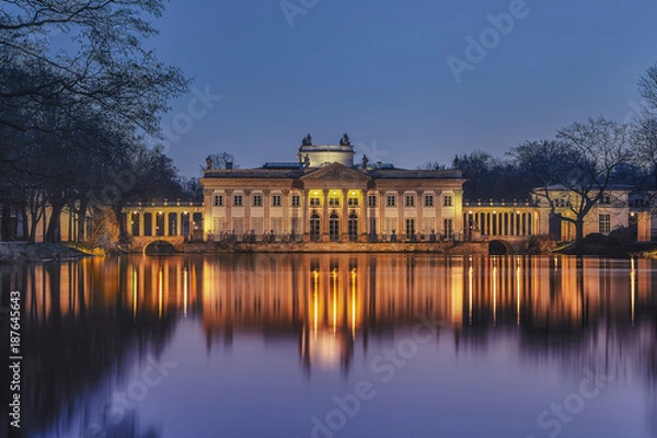 Obraz Pałąc na wodzie