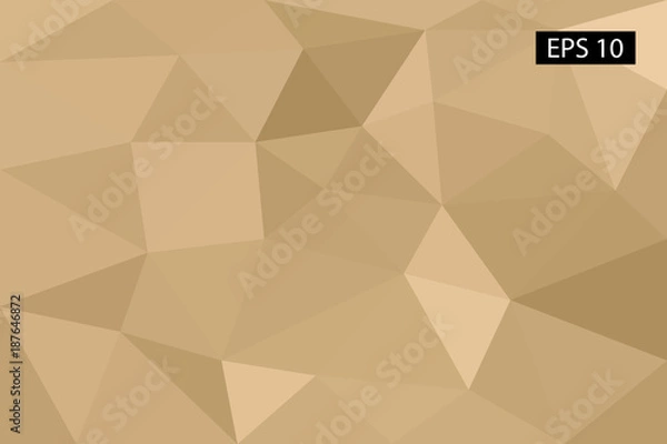 Obraz Abstract geometric background, vector from polygons, triangle, vector illustration, vector pattern, triangular template, geometric sample
