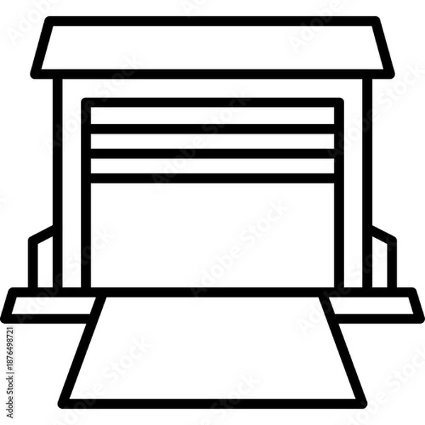 Fototapeta Loading Dock Icon