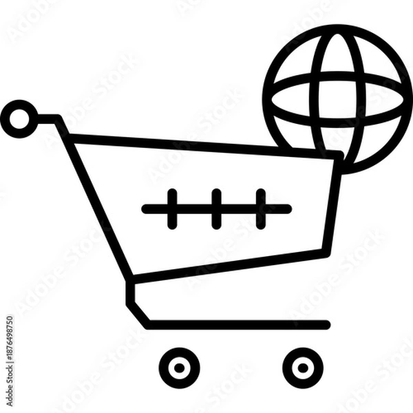 Fototapeta E-commerce Icon