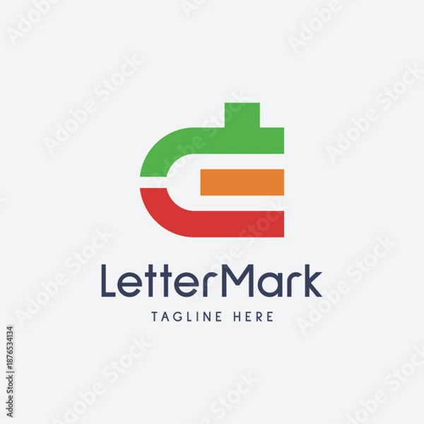 Obraz simple and modern C and E battery logo design template elements