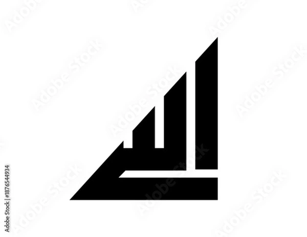 Obraz Allah logo,ALLOH ISLAMIC,Alloh god