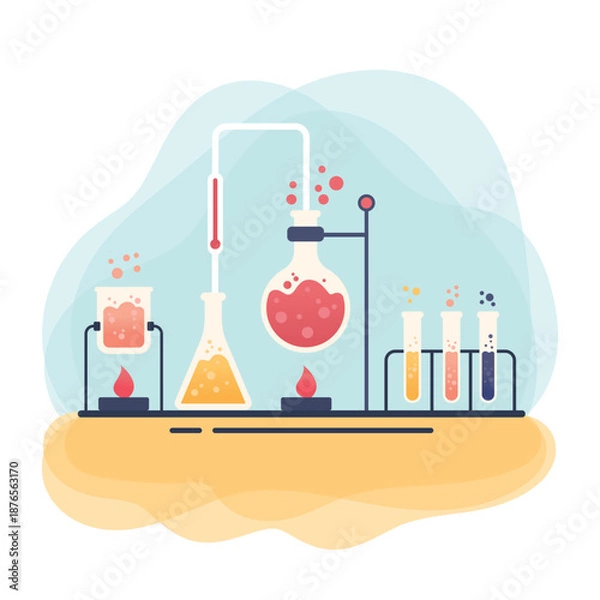 Fototapeta science vector illustration design background 01