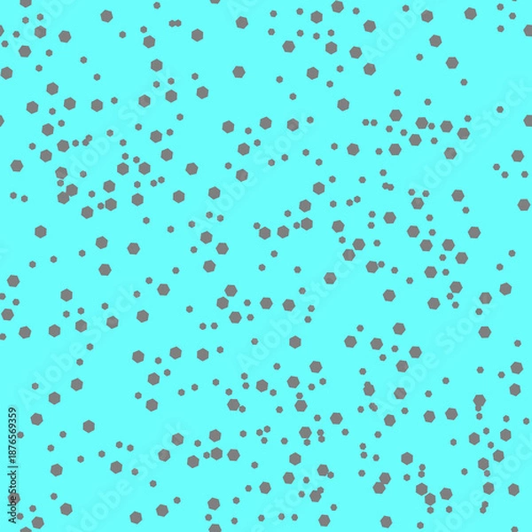 Obraz Vector - snow sky seamless pattern.
