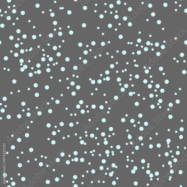 Obraz Vector - snow sky seamless pattern.
