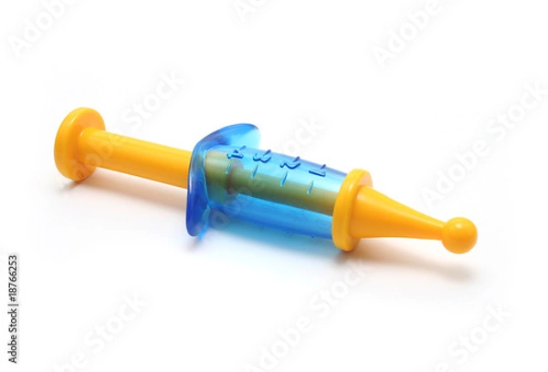 Obraz Isolated Plastic Toy Syringe