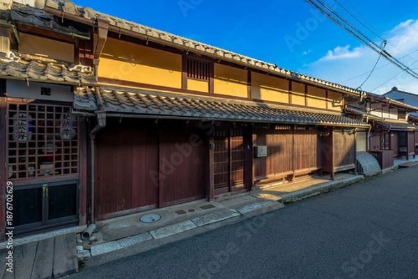 Obraz 滋賀県　近江八幡の町並み