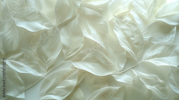 Obraz Delicate White Leaves