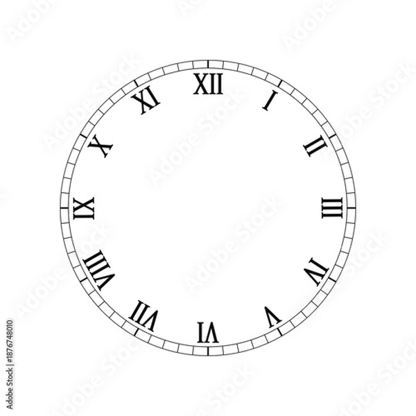 Fototapeta old clock isolated on white