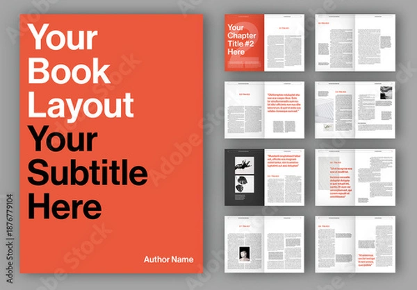 Obraz Reading Book Layout