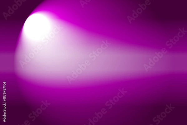 Obraz Bright spotlight shining down on stage