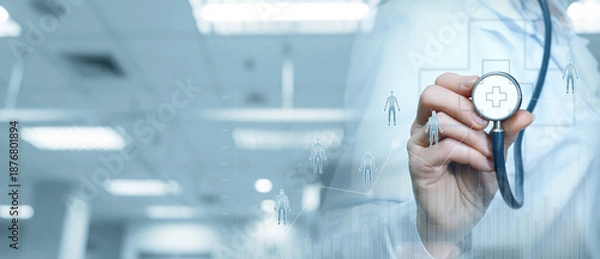 Obraz Pro with stethoscope.