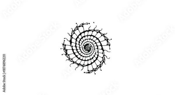 Obraz abstract spiral background