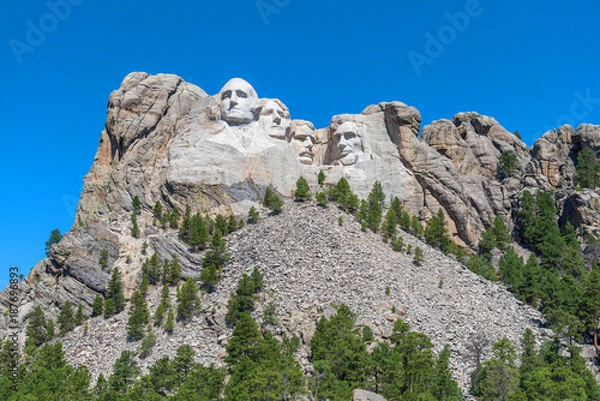 Obraz Mount Rushmore Under Blue Sky