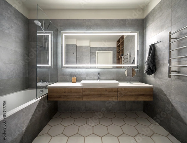 Obraz Stylish bathroom in modern style