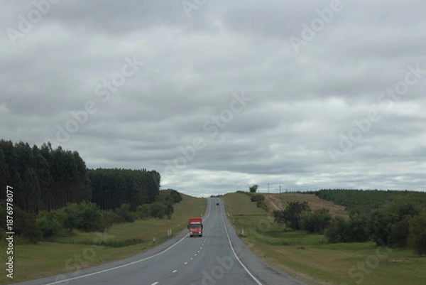 Obraz Carretera con subida