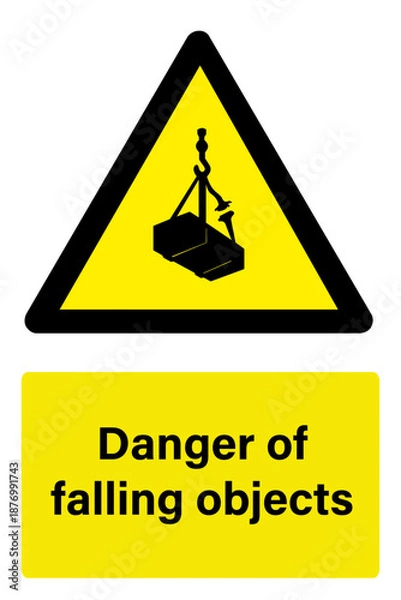 Obraz Danger of falling objects