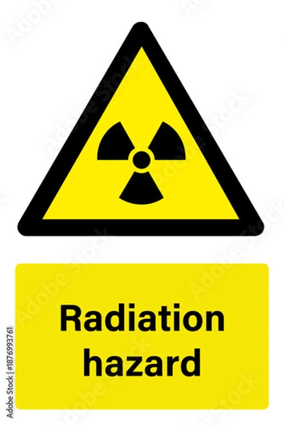 Obraz Radiatiion hazard