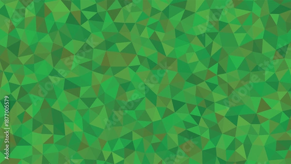 Obraz abstract green background with triangles
