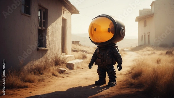 Obraz 宇宙服を着た宇宙人　AI生成素材