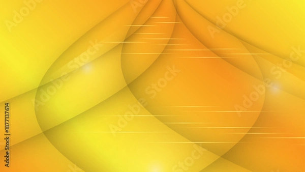Obraz yellow background vector design