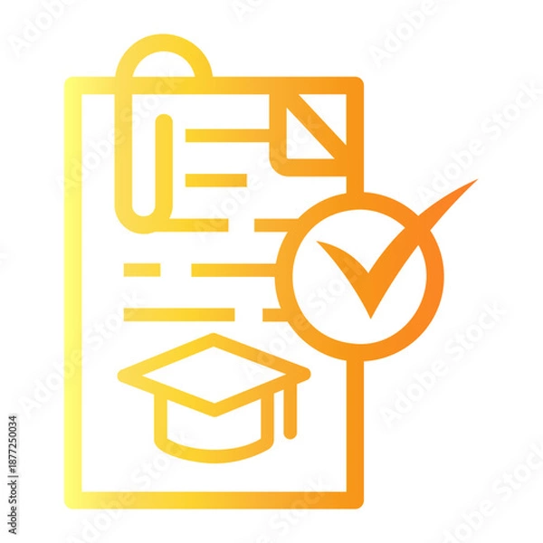 Obraz application Line Gradient Icon