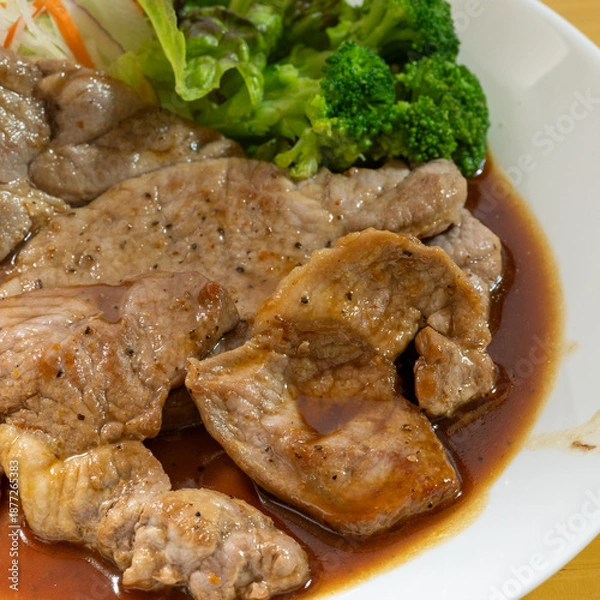 Obraz ポークステーキ