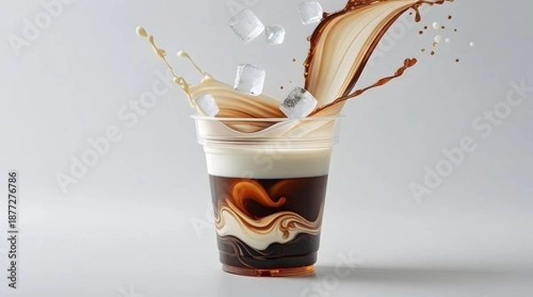 Obraz Refreshing Cold Drink Explosion