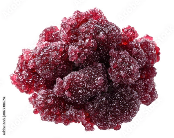 Obraz Lumpy, vibrant red mineral formation