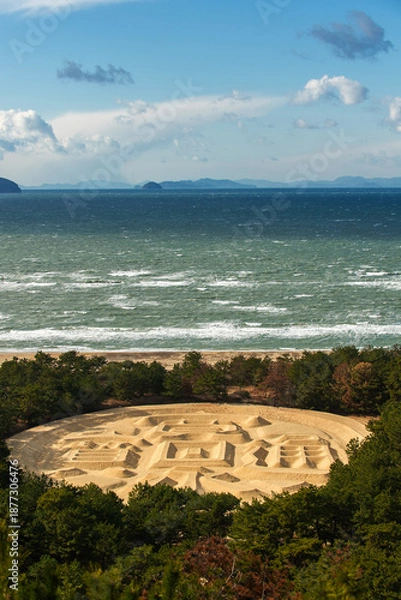 Obraz 香川の銭形展望台からの眺め