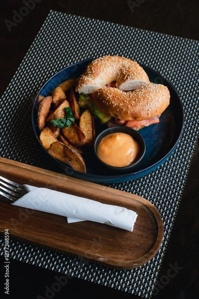 Fototapeta bread and butter