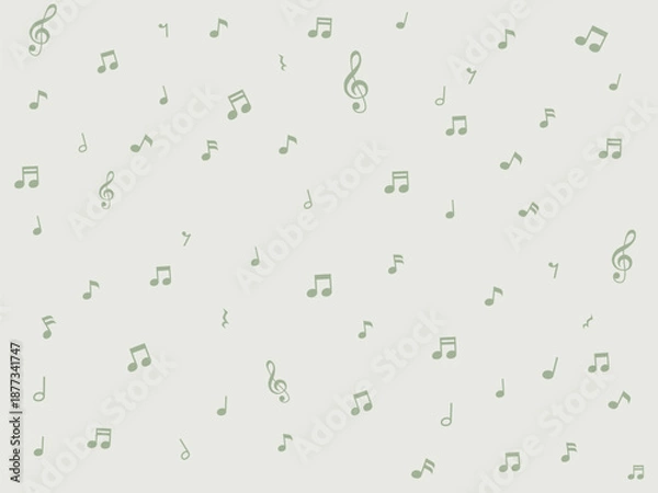 Obraz 音符と音楽記号の壁紙