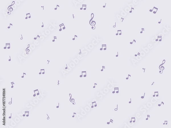 Obraz 音符と音楽記号の壁紙