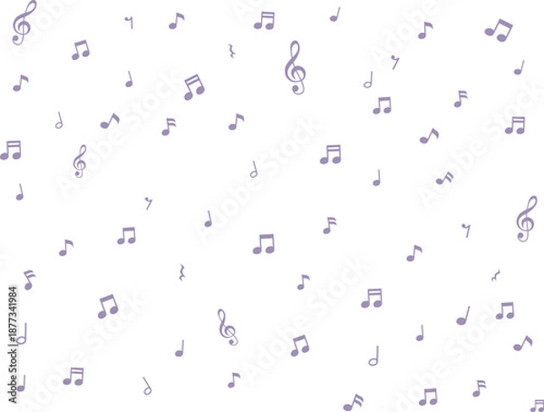 Obraz 音符と音楽記号の壁紙