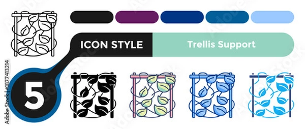 Obraz Trellis Support