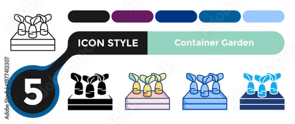 Obraz Container Garden