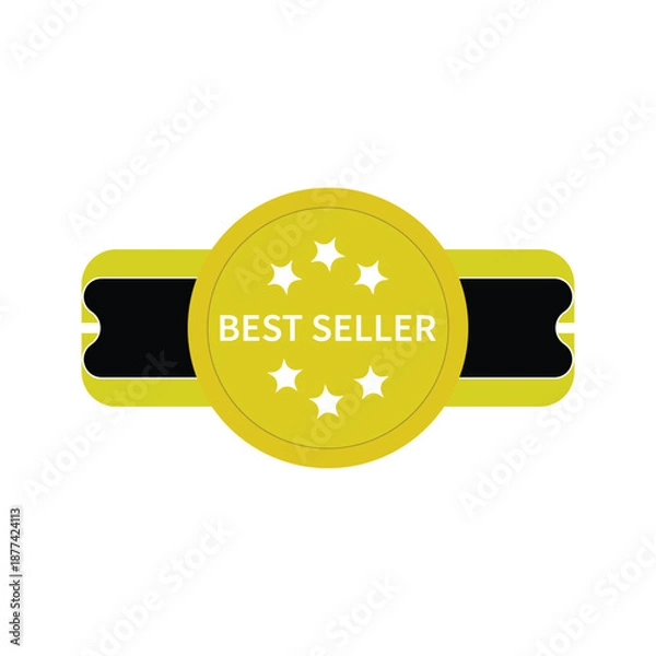 Obraz best seller label
