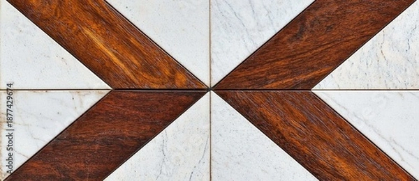 Obraz Intricate design patterns for ceramic tile surfaces.