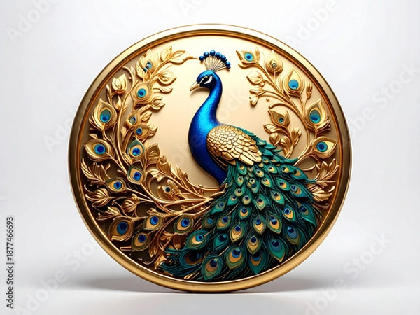 Obraz peacock symbol